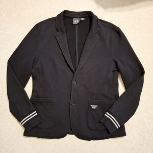 Armani Exchange Black Sweater Blazer Jacket